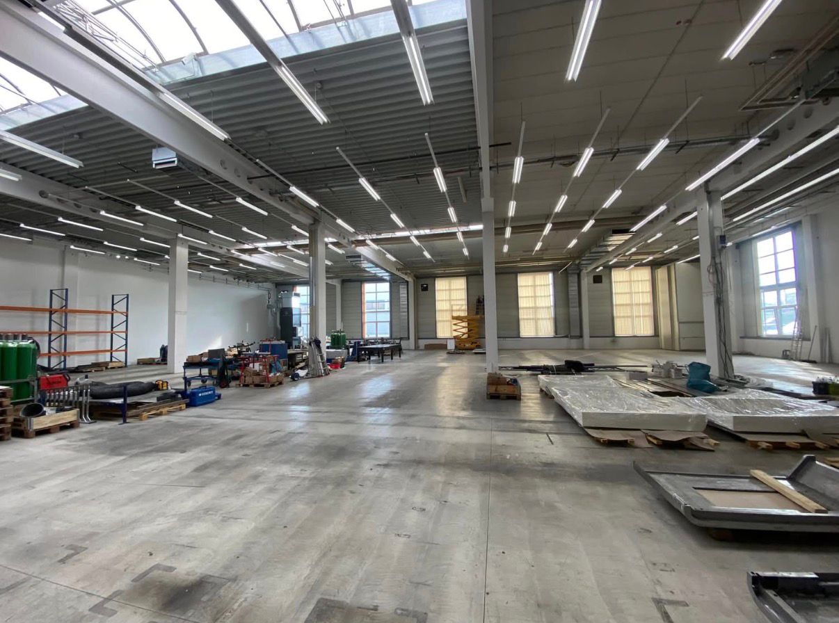 Halle nach der Raeumung